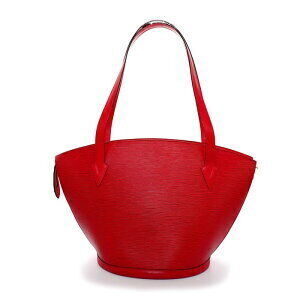 Louis Vuitton Saint Jacques Tote Epi Castilian Leather Bag Red